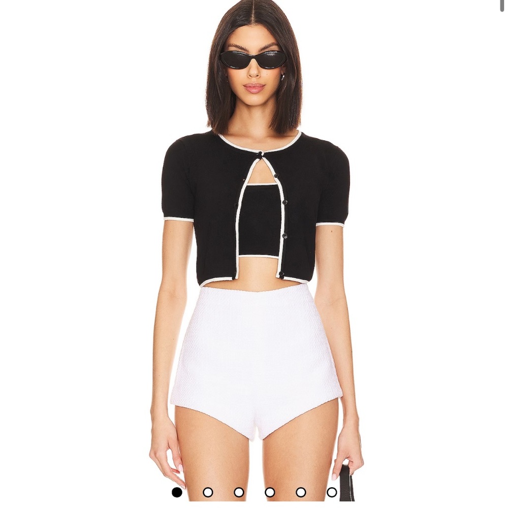 NWT MAJORELLE Amy Cardi Set Black Small